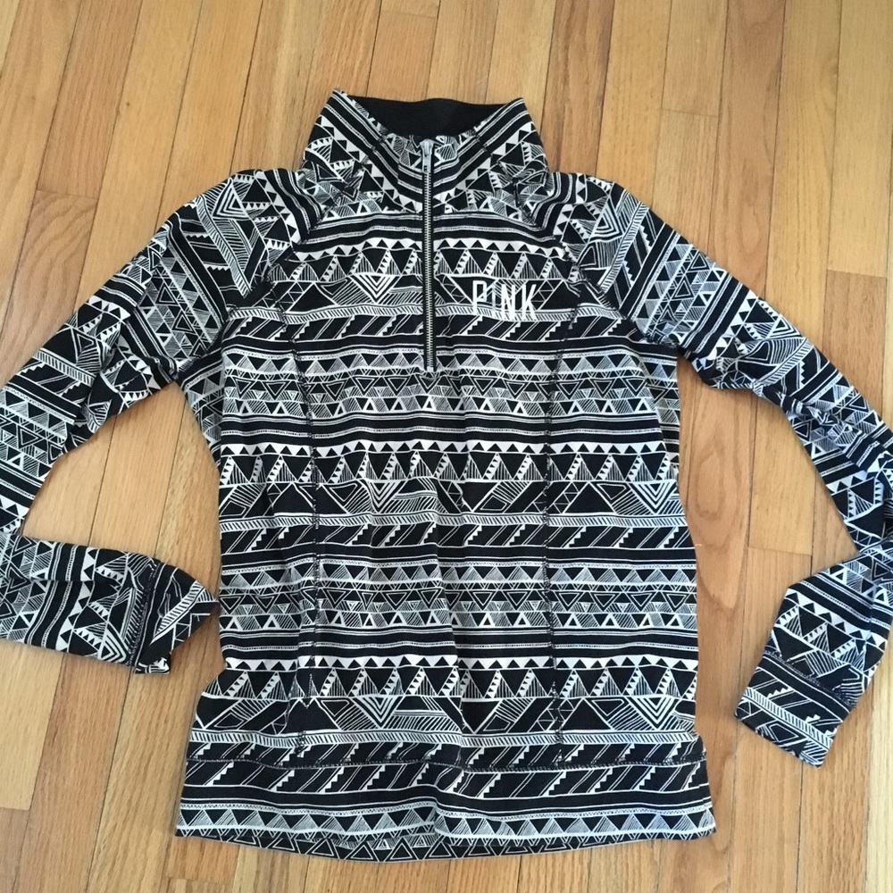 Victoria’s Secret PINK Aztec half zip